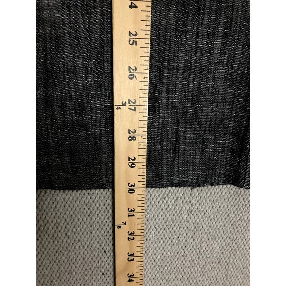 Larry Levine Stretch Pants Womens 14 34X30 Charcoal Gray Comfort Casual Wide Leg - Picture 9 of 11